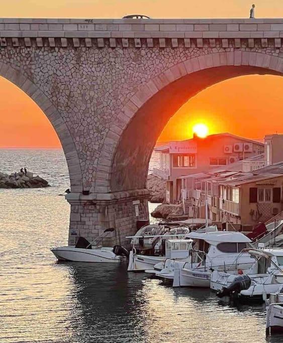 Vallon Des Auffes : Le Cabanon De Mireille Villa Marsilia Exterior foto