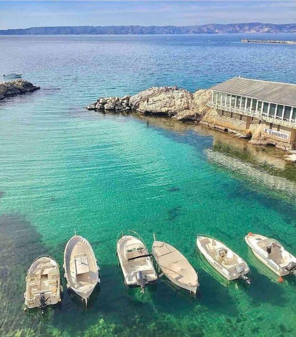 Vallon Des Auffes : Le Cabanon De Mireille Villa Marsilia Exterior foto